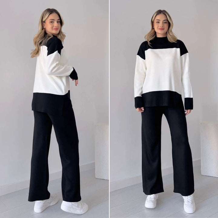 Monochrome Knit Set