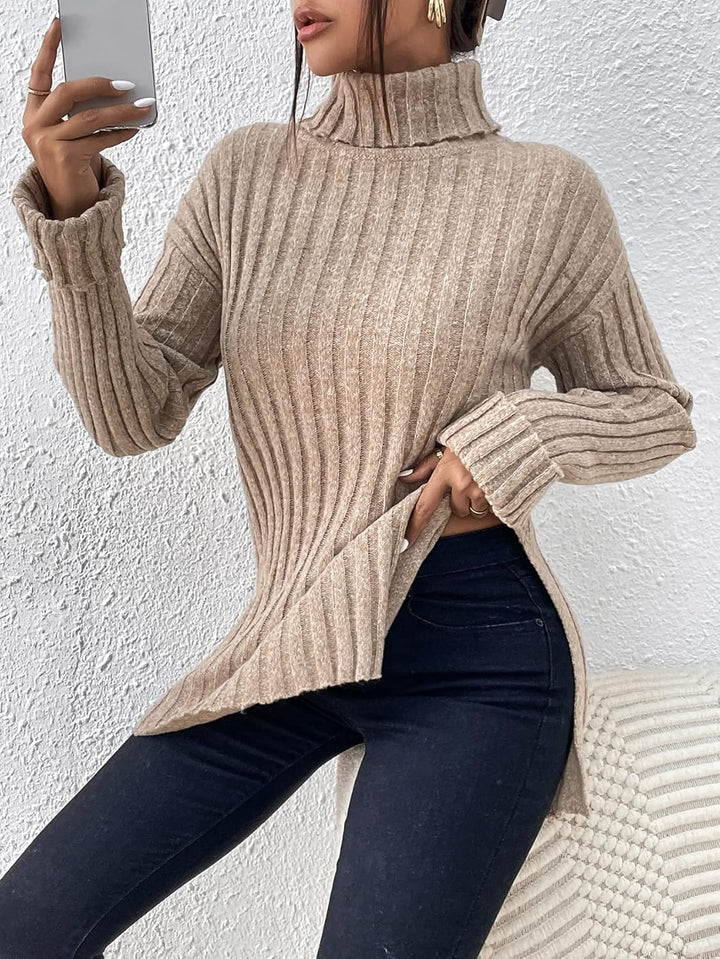 Textured Ribbed Sweater