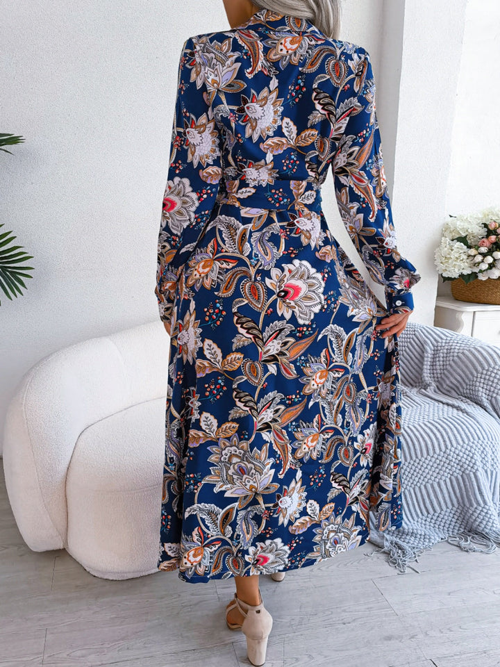 Floral Maxi Shirt Dress