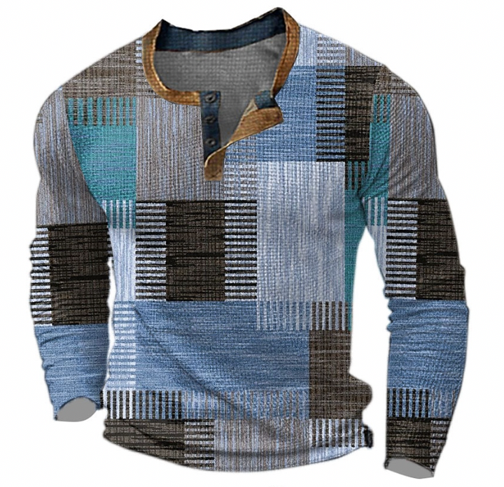 Artisan Patchwork Henley