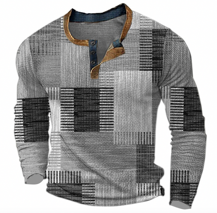 Artisan Patchwork Henley