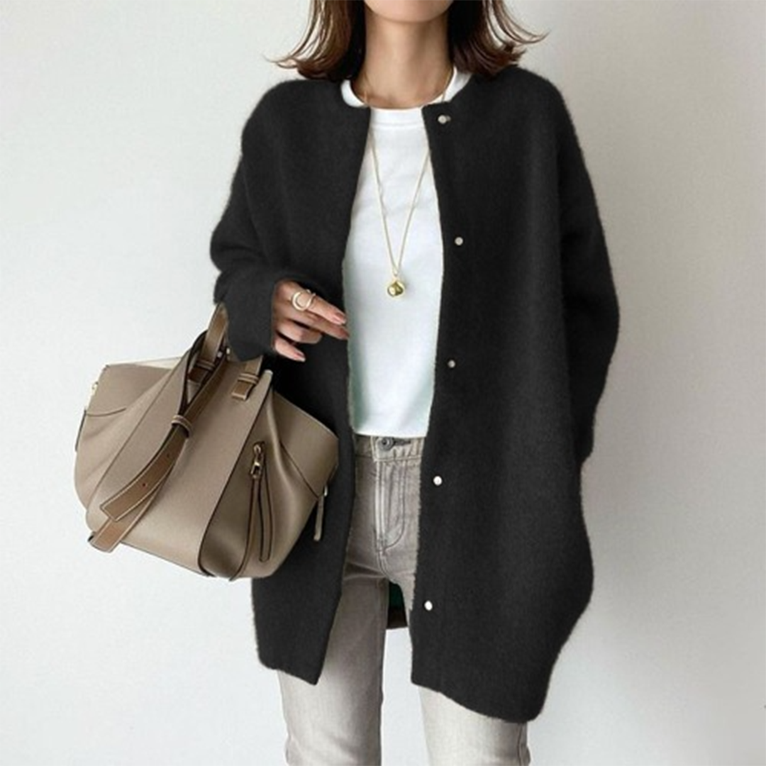 Classic Button-Front Cardigan