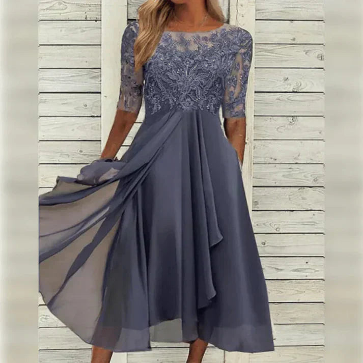 Lace Chiffon Dress