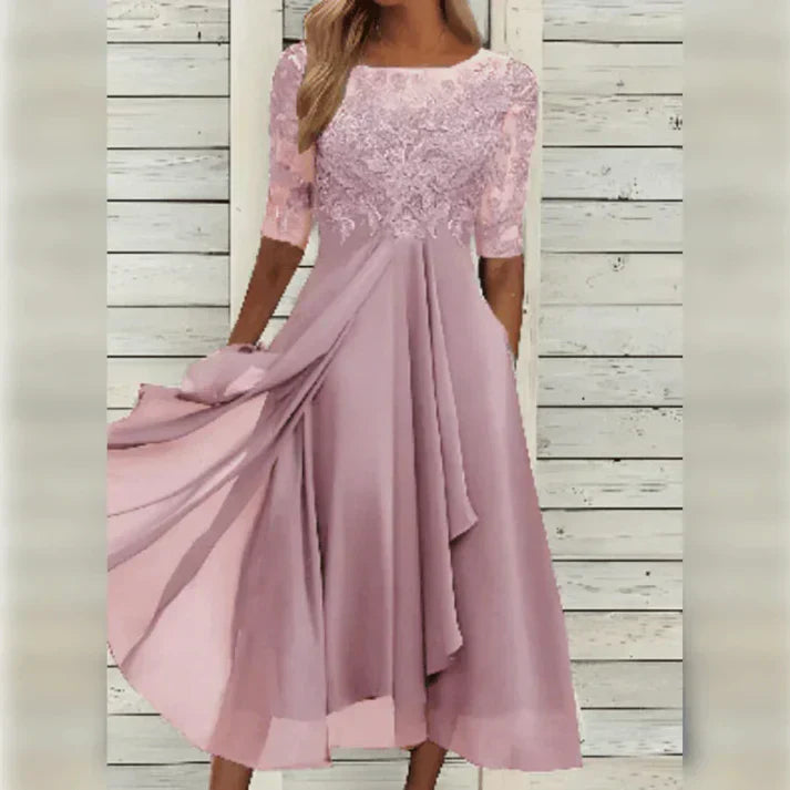 Lace Chiffon Dress