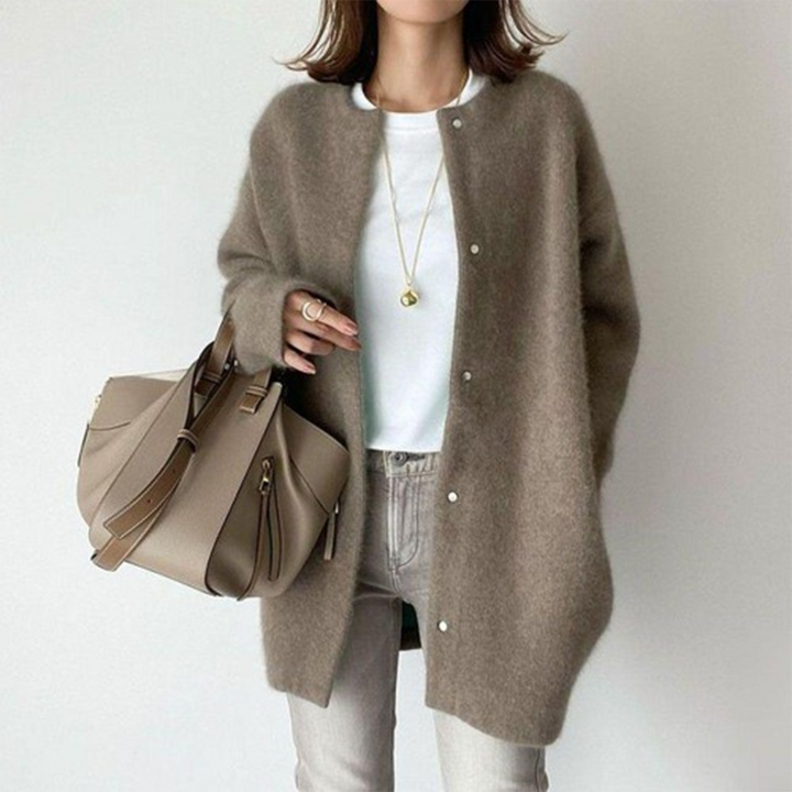 Classic Button-Front Cardigan