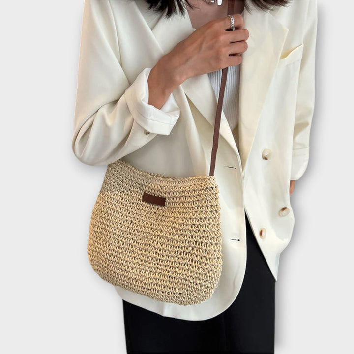 The Sienna Woven Shoulder Bag