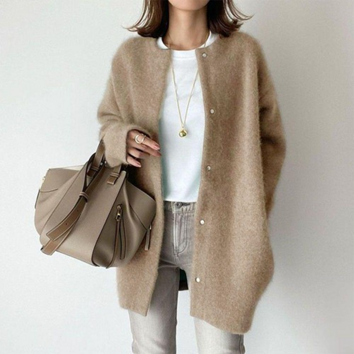 Classic Button-Front Cardigan