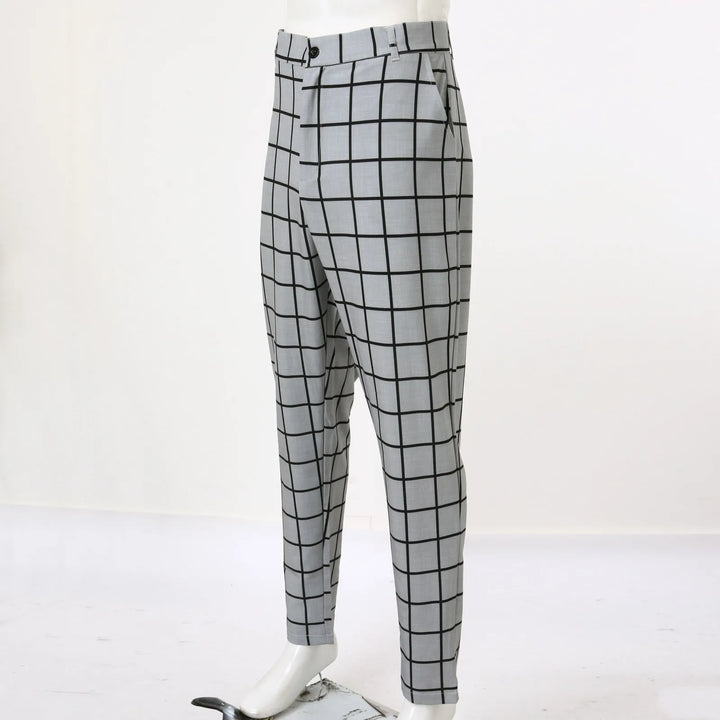 Plaid Classic Casual Trousers