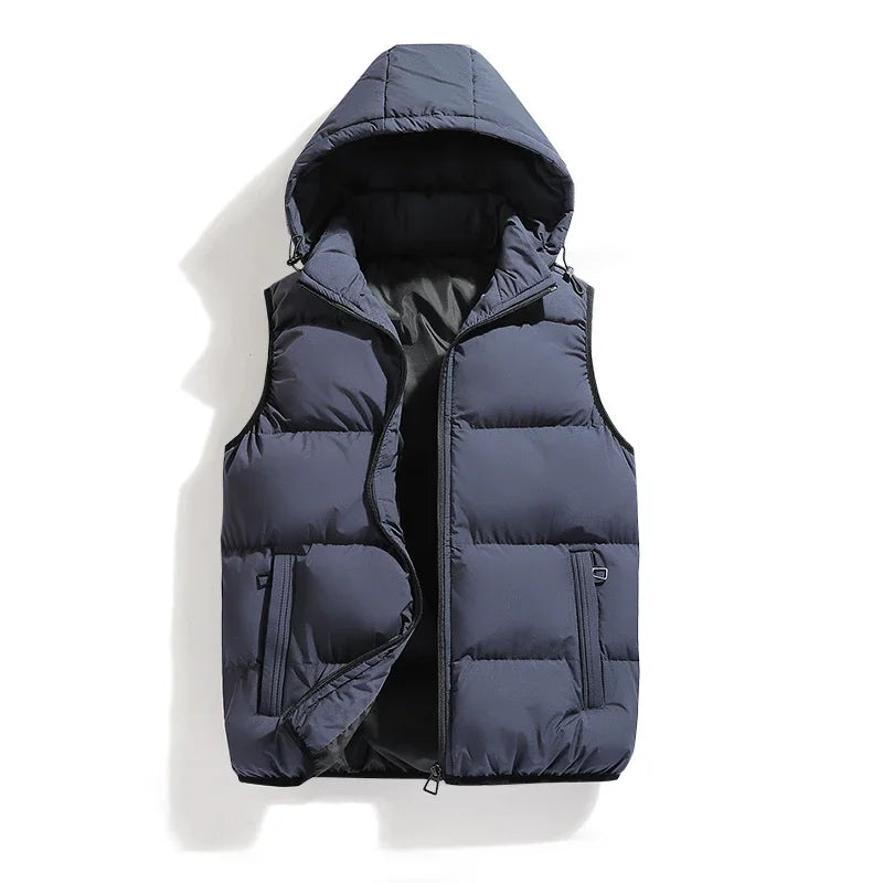 Hooded Comfort Puffer Vest