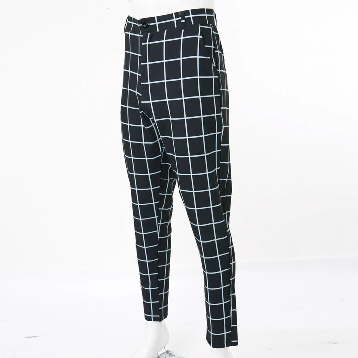 Plaid Classic Casual Trousers