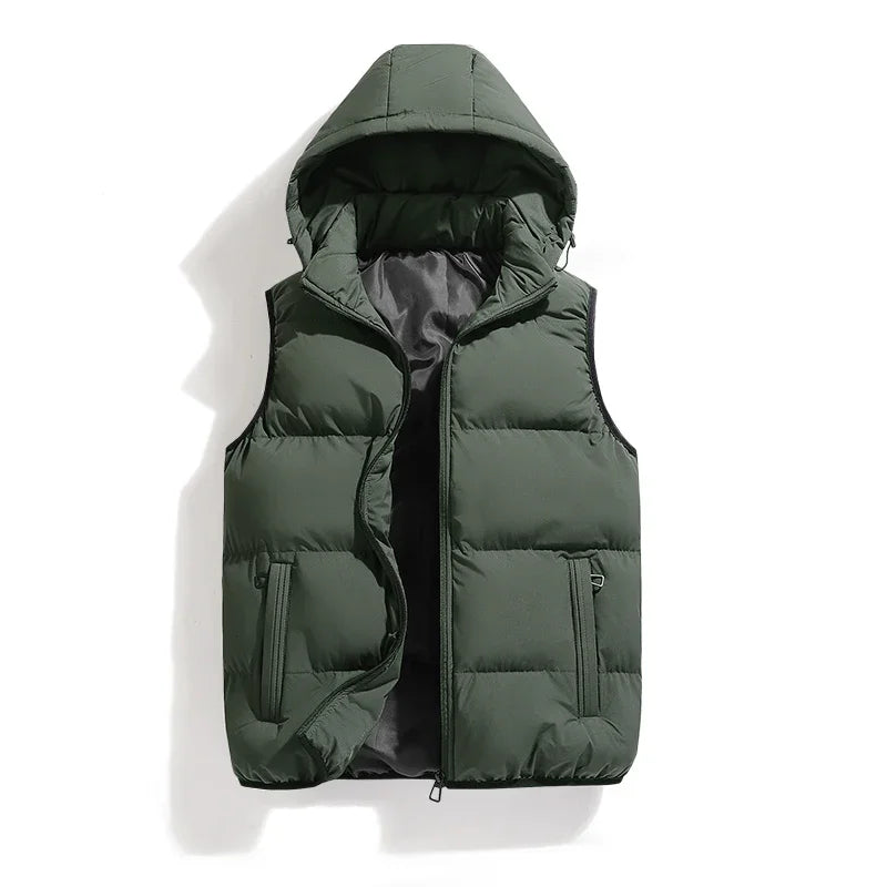 Hooded Comfort Puffer Vest