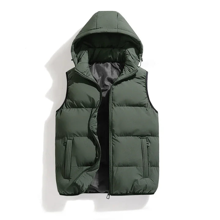 Hooded Comfort Puffer Vest