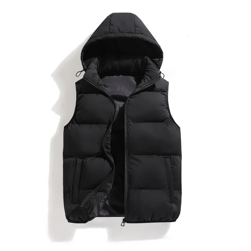 Hooded Comfort Puffer Vest