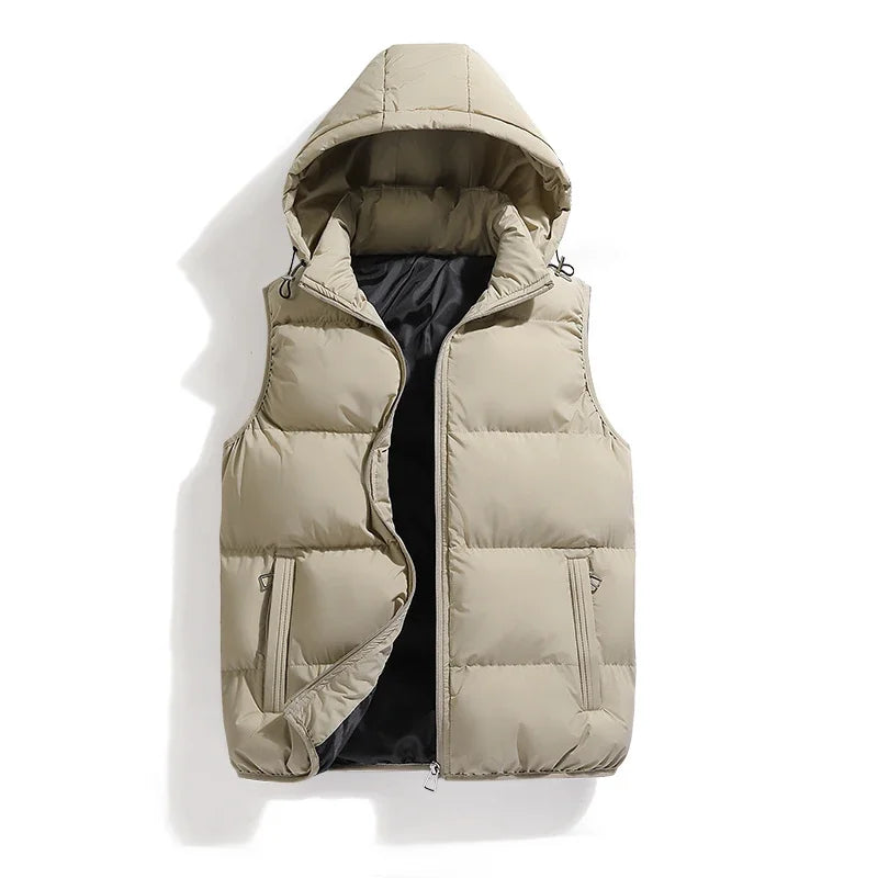 Hooded Comfort Puffer Vest