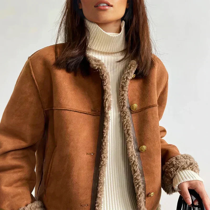 Faux Shearling Jacket