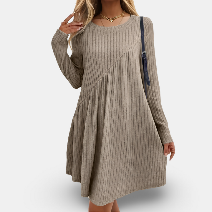 Ribbed Swing Dress